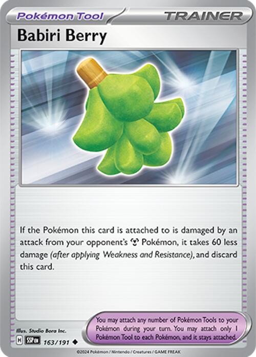 Babiri Berry (163/191) [Scarlet & Violet: Surging Sparks] - Pokémon - Card Brawlers | Quebec | Canada |