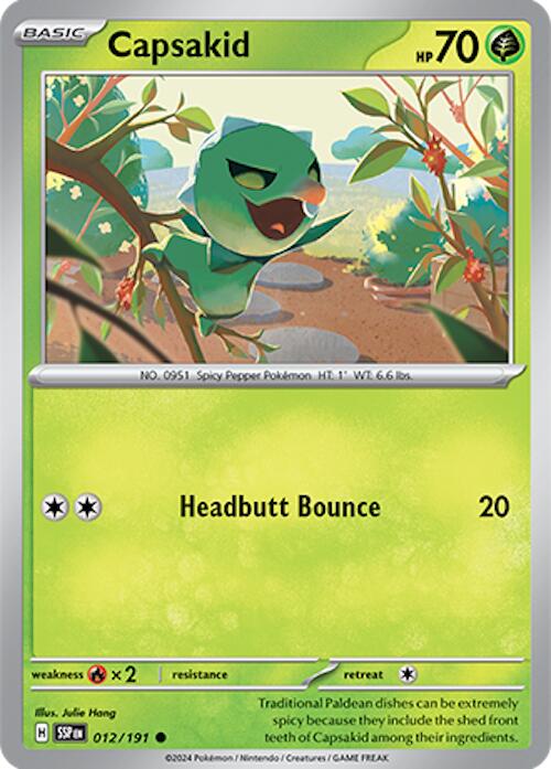 Capsakid (012/191) [Scarlet & Violet: Surging Sparks] - Pokémon - Card Brawlers | Quebec | Canada |
