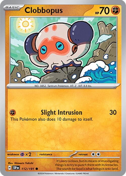 Clobbopus (112/191) [Scarlet & Violet: Surging Sparks] - Pokémon - Card Brawlers | Quebec | Canada |