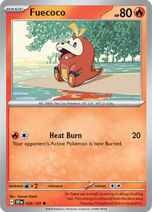 Fuecoco (029/191) [Scarlet & Violet: Surging Sparks] - Pokémon - Card Brawlers | Quebec | Canada |