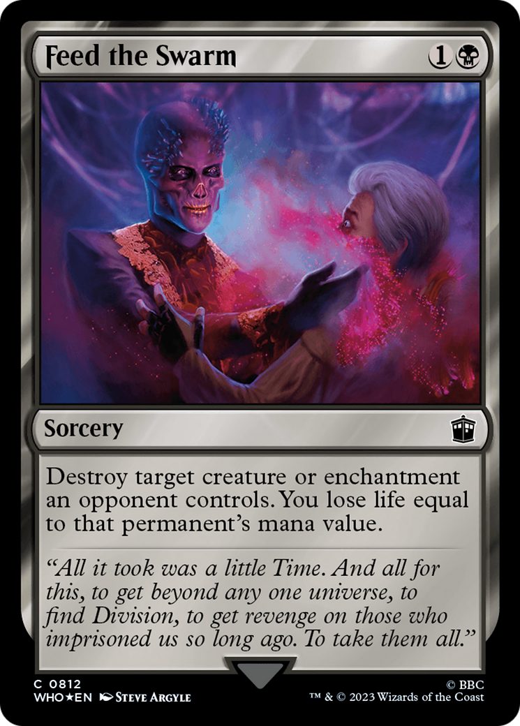 Feed the Swarm (Surge Foil) [Doctor Who] - Magic: The Gathering - Card Brawlers | Quebec | Canada |
