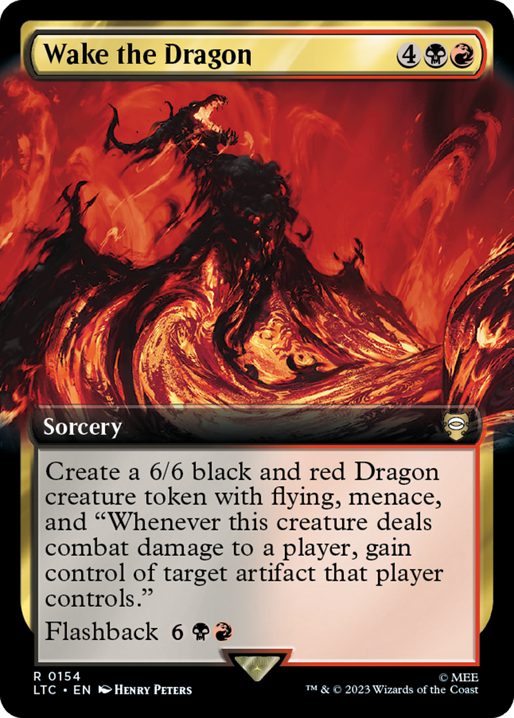 Wake the Dragon (Extended Art) [The Lord of the Rings: Tales of Middle-Earth Commander] - Magic: The Gathering - Card Brawlers | Quebec | Canada |