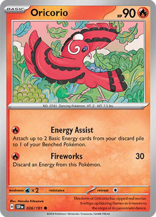 Oricorio (026/191) [Scarlet & Violet: Surging Sparks] - Pokémon - Card Brawlers | Quebec | Canada |