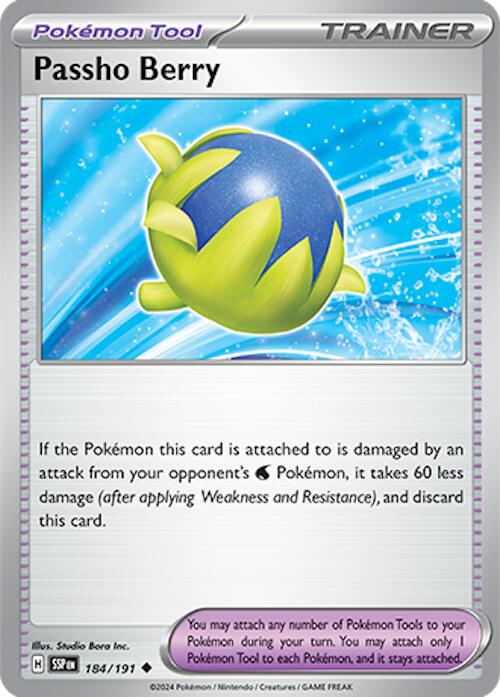 Passho Berry (184/191) [Scarlet & Violet: Surging Sparks] - Pokémon - Card Brawlers | Quebec | Canada |