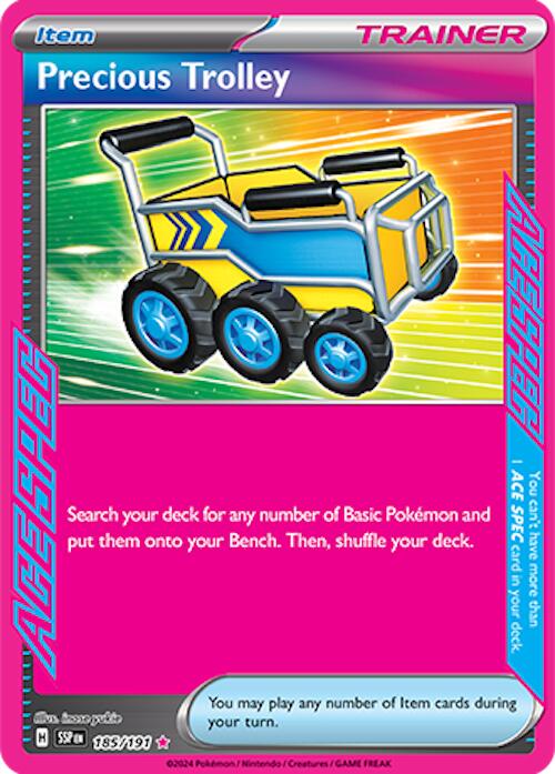 Precious Trolley (185/191) [Scarlet & Violet: Surging Sparks] - Pokémon - Card Brawlers | Quebec | Canada |