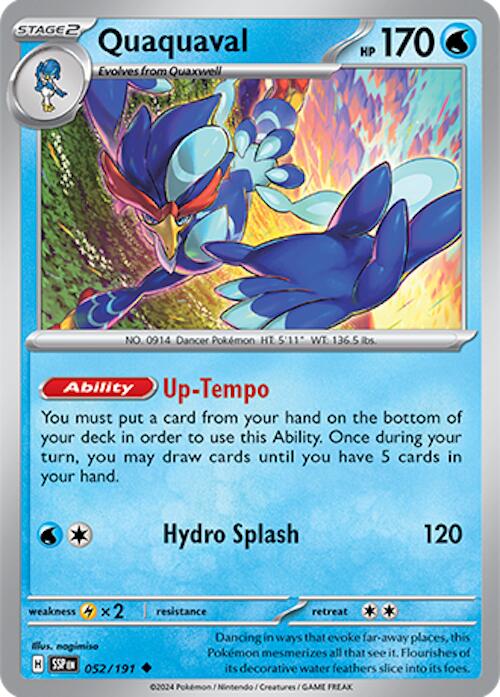 Quaquaval (052/191) [Scarlet & Violet: Surging Sparks] - Pokémon - Card Brawlers | Quebec | Canada |