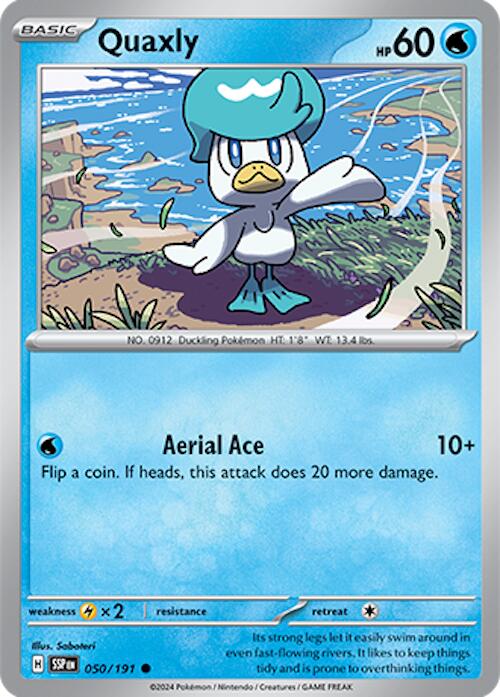 Quaxly (050/191) [Scarlet & Violet: Surging Sparks] - Pokémon - Card Brawlers | Quebec | Canada |