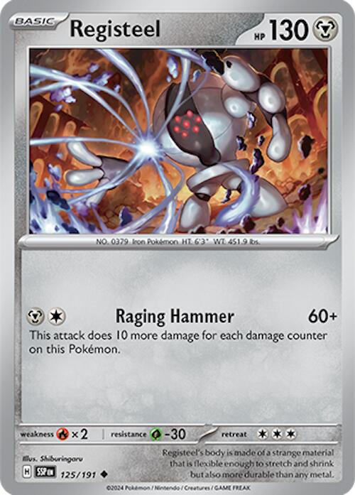 Registeel (125/191) [Scarlet & Violet: Surging Sparks] - Pokémon - Card Brawlers | Quebec | Canada |