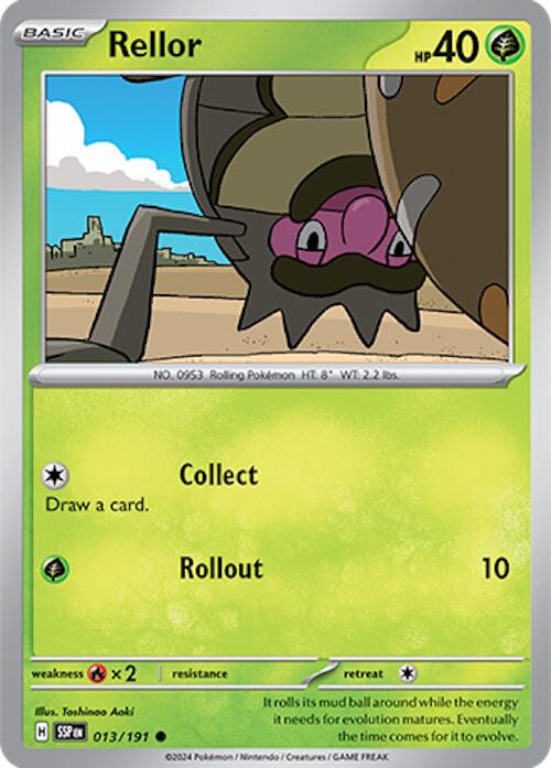 Rellor (013/191) [Scarlet & Violet: Surging Sparks] - Pokémon - Card Brawlers | Quebec | Canada |