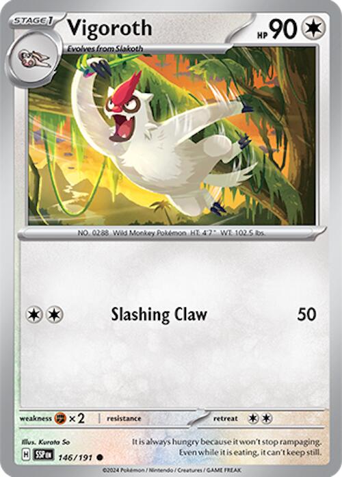 Vigoroth (146/191) [Scarlet & Violet: Surging Sparks] - Pokémon - Card Brawlers | Quebec | Canada |