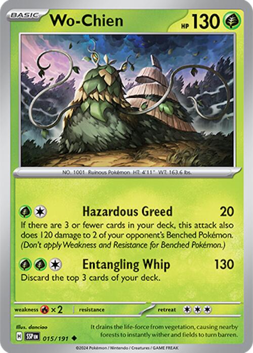 Wo-Chien (015/191) [Scarlet & Violet: Surging Sparks] - Pokémon - Card Brawlers | Quebec | Canada |