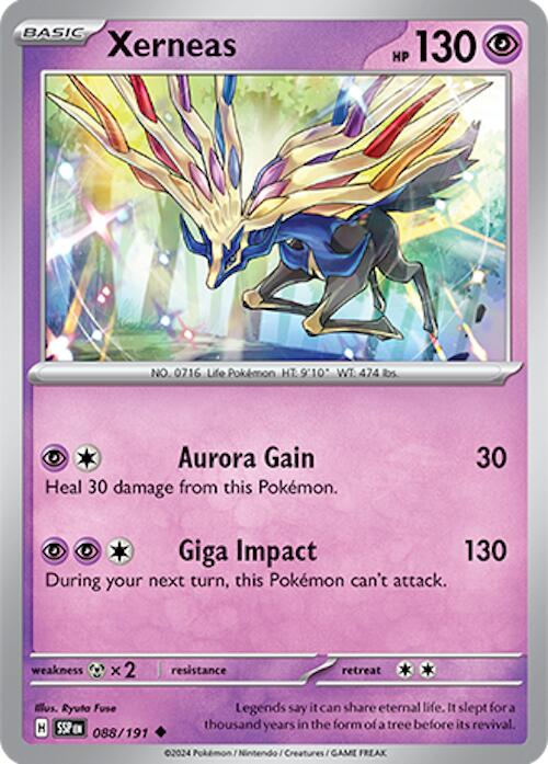 Xerneas (088/191) [Scarlet & Violet: Surging Sparks] - Pokémon - Card Brawlers | Quebec | Canada |