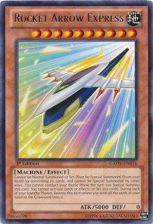 Rocket Arrow Express [GAOV-EN016] Rare - Yu-Gi-Oh! - Card Brawlers | Quebec | Canada |