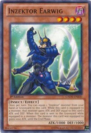 Inzektor Earwig [GAOV-EN030] Common - Yu-Gi-Oh! - Card Brawlers | Quebec | Canada |
