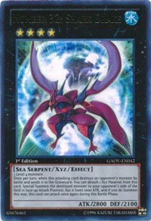 Number 32: Shark Drake [GAOV-EN042] Ultra Rare - Yu-Gi-Oh! - Card Brawlers | Quebec | Canada |