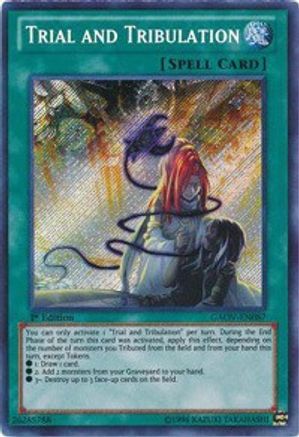 Trial and Tribulation [GAOV-EN087] Secret Rare - Yu-Gi-Oh! - Card Brawlers | Quebec | Canada |