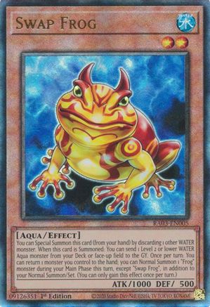 Swap Frog (UTR) [RA03-EN005] Prismatic Ultimate Rare - Yu-Gi-Oh! - Card Brawlers | Quebec | Canada |
