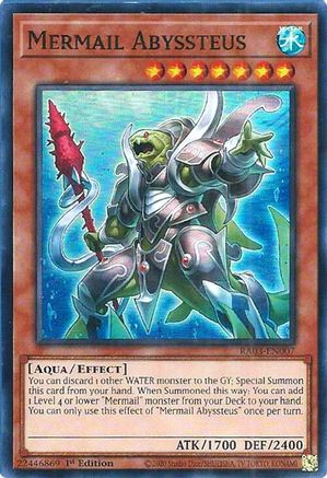 Mermail Abyssteus [RA03-EN007] Super Rare - Yu-Gi-Oh! - Card Brawlers | Quebec | Canada |