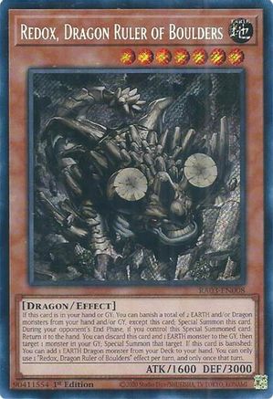 Redox, Dragon Ruler of Boulders (Secret Rare) [RA03-EN008] Secret Rare - Yu-Gi-Oh! - Card Brawlers | Quebec | Canada |