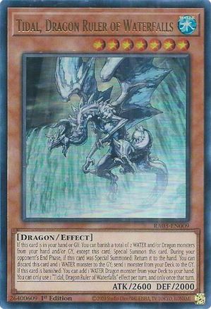 Tidal, Dragon Ruler of Waterfalls (UR) [RA03-EN009] Ultra Rare - Yu-Gi-Oh! - Card Brawlers | Quebec | Canada |