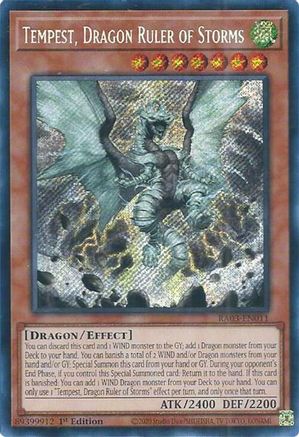 Tempest, Dragon Ruler of Storms (Secret Rare) [RA03-EN011] Secret Rare - Yu-Gi-Oh! - Card Brawlers | Quebec | Canada |