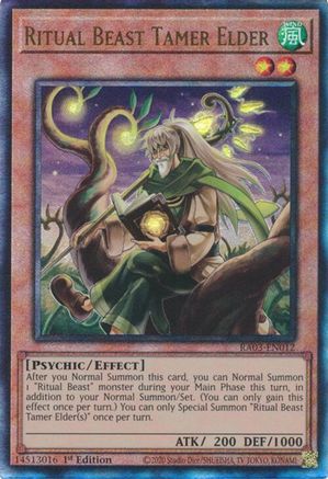 Ritual Beast Tamer Elder (UTR) [RA03-EN012] Prismatic Ultimate Rare - Yu-Gi-Oh! - Card Brawlers | Quebec | Canada |
