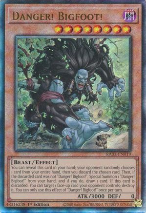 Danger! Bigfoot! (UTR) [RA03-EN019] Prismatic Ultimate Rare - Yu-Gi-Oh! - Card Brawlers | Quebec | Canada |