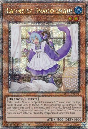 Laundry Dragonmaid (Quarter Century Secret Rare) [RA03-EN021] Quarter Century Secret Rare - Yu-Gi-Oh! - Card Brawlers | Quebec | Canada |