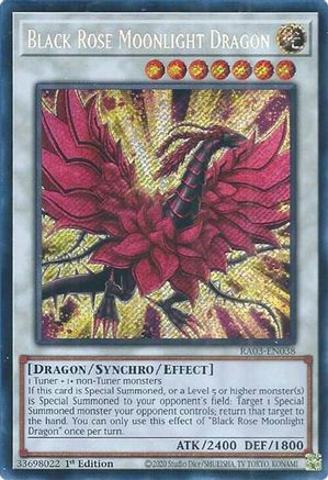 Black Rose Moonlight Dragon (Secret Rare) [RA03-EN038] Secret Rare - Yu-Gi-Oh! - Card Brawlers | Quebec | Canada |