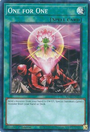 One for One [RA03-EN056] Super Rare - Yu-Gi-Oh! - Card Brawlers | Quebec | Canada |