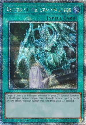 Return of the Dragon Lords (Quarter Century Secret Rare) [RA03-EN060] Quarter Century Secret Rare - Yu-Gi-Oh! - Card Brawlers | Quebec | Canada |