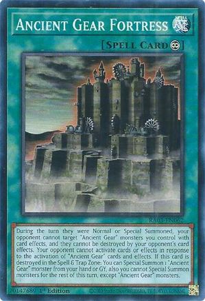 Ancient Gear Fortress [RA03-EN062] Super Rare - Yu-Gi-Oh! - Card Brawlers | Quebec | Canada |