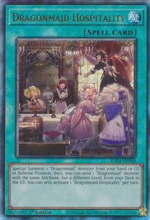 Dragonmaid Hospitality (UTR) [RA03-EN068] Prismatic Ultimate Rare - Yu-Gi-Oh! - Card Brawlers | Quebec | Canada |