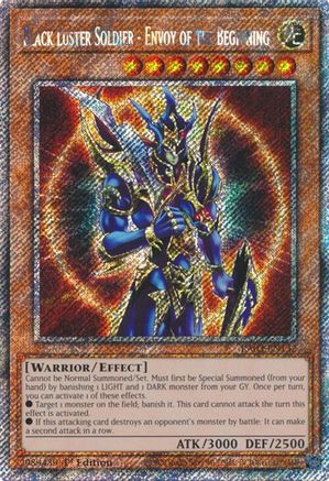 Black Luster Soldier - Envoy of the Beginning (Platinum Secret Rare) [RA03-EN132] Platinum Secret Rare - Yu-Gi-Oh! - Card Brawlers | Quebec | Canada |