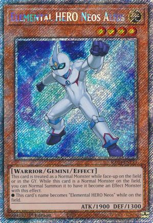 Elemental HERO Neos Alius (Platinum Secret Rare) [RA03-EN184] Platinum Secret Rare - Yu-Gi-Oh! - Card Brawlers | Quebec | Canada |