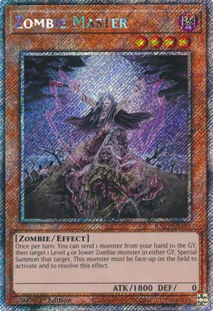 Zombie Master (Platinum Secret Rare) [RA03-EN185] Platinum Secret Rare - Yu-Gi-Oh! - Card Brawlers | Quebec | Canada |