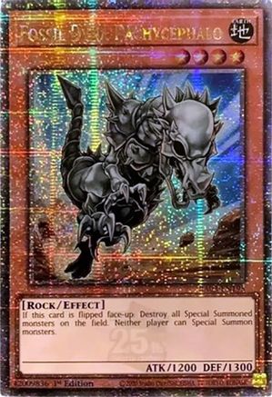 Fossil Dyna Pachycephalo (Quarter Century Secret Rare) [RA03-EN195] Quarter Century Secret Rare - Yu-Gi-Oh! - Card Brawlers | Quebec | Canada |