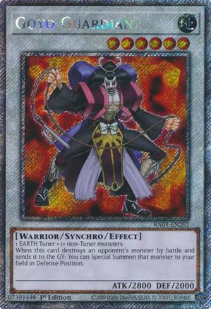Goyo Guardian (Platinum Secret Rare) [RA03-EN202] Platinum Secret Rare - Yu-Gi-Oh! - Card Brawlers | Quebec | Canada |