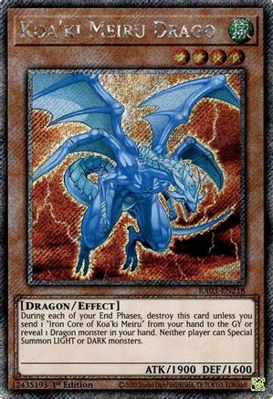 Koa'ki Meiru Drago (Platinum Secret Rare) [RA03-EN218] Platinum Secret Rare - Yu-Gi-Oh! - Card Brawlers | Quebec | Canada |