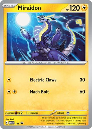 Miraidon (148) - Holofoil [SV Scarlet & Violet Promo Cards]