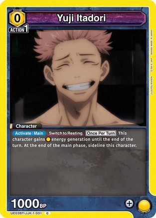 Yuji Itadori (001) (UE03BT/JJK-1-001) - UE03BT Jujutsu Kaisen