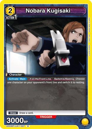 Nobara Kugisaki (007) (UE03BT/JJK-1-007) - UE03BT Jujutsu Kaisen Foil