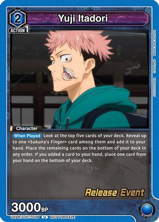 Yuji Itadori (038) (UEPR/JJK-1-038) - UE03BT Jujutsu Kaisen Release Event Cards