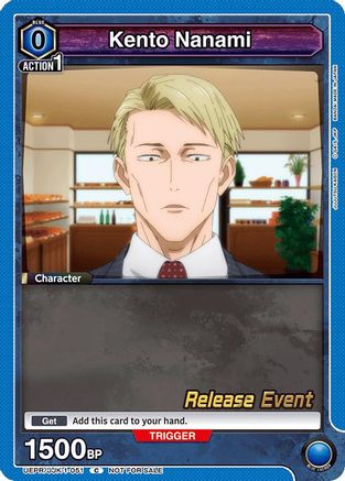Kento Nanami (051) (UEPR/JJK-1-051) - UE03BT Jujutsu Kaisen Release Event Cards
