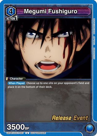 Megumi Fushiguro (057) (UEPR/JJK-1-057) - UE03BT Jujutsu Kaisen Release Event Cards