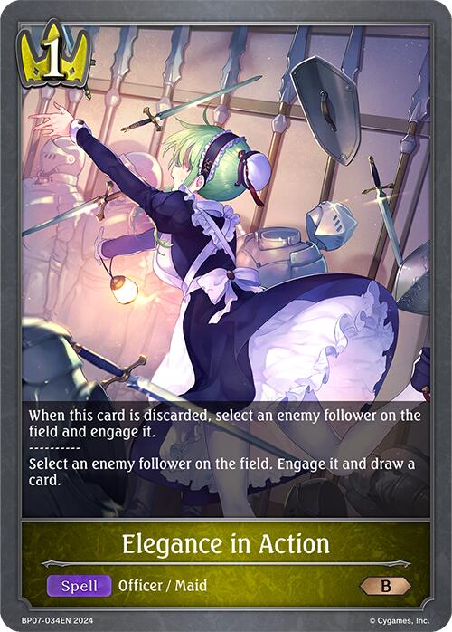 Elegance in Action (BP07-034EN) [Verdant Steel] - Bushiroad - Card Brawlers | Quebec | Canada |
