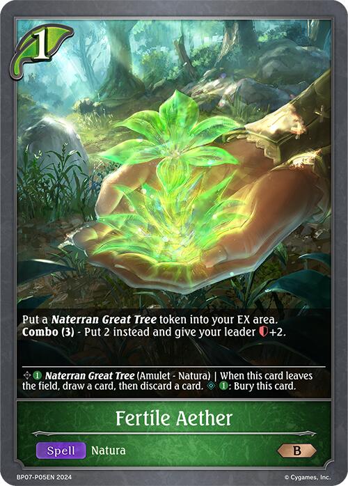 Fertile Aether - P05EN (Foil) (BP07-P05EN) [Verdant Steel] - Bushiroad - Card Brawlers | Quebec | Canada |
