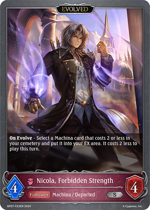 Nicola, Forbidden Strength (Evolved) - P23EN (Foil) (BP07-P23EN) [Verdant Steel] - Bushiroad - Card Brawlers | Quebec | Canada |