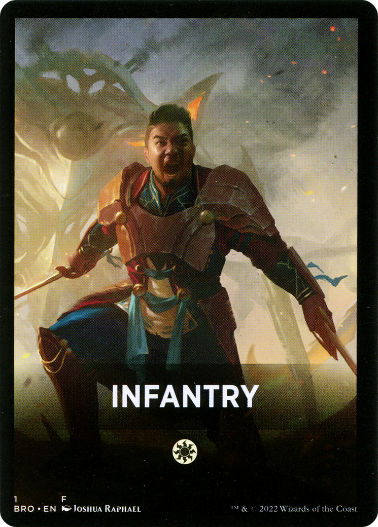 Infantry Theme Card [The Brothers' War Tokens] - Magic: The Gathering - Card Brawlers | Quebec | Canada |