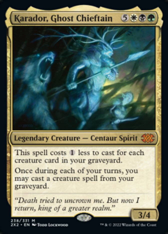 Karador, Ghost Chieftain [Double Masters 2022] - Magic: The Gathering - Card Brawlers | Quebec | Canada |